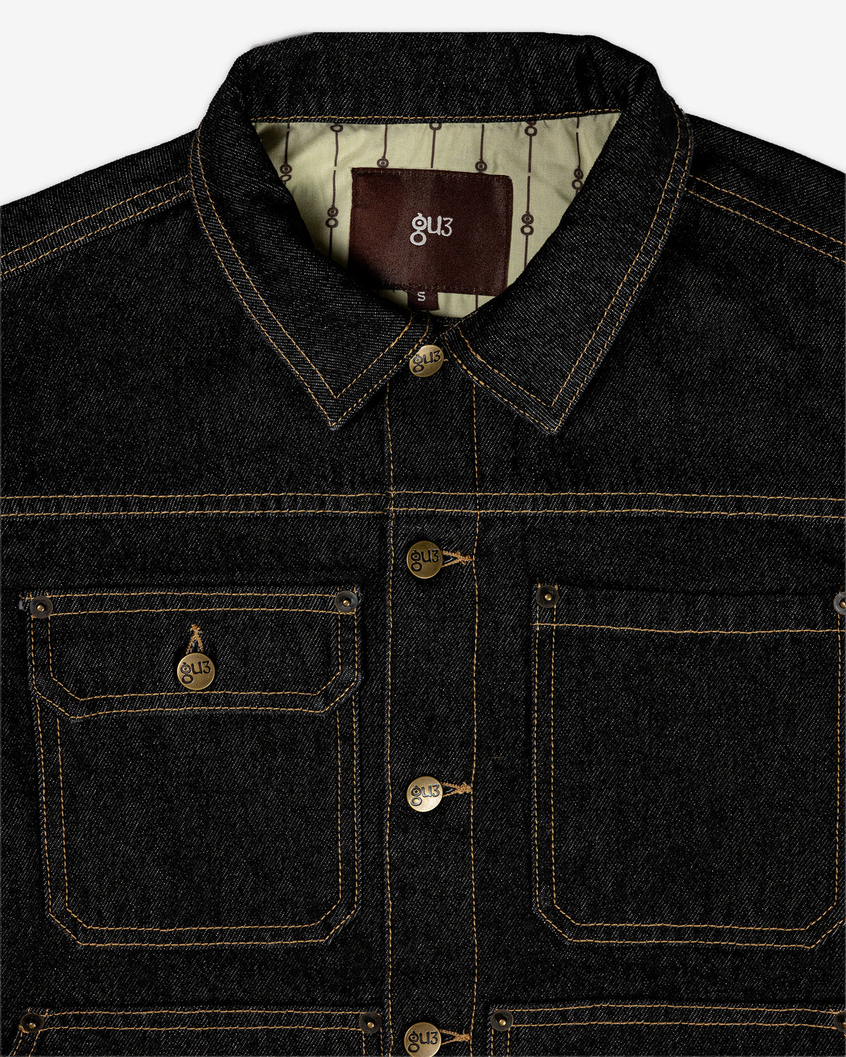 RAW EMBOSSED WORKWEAR JACKET