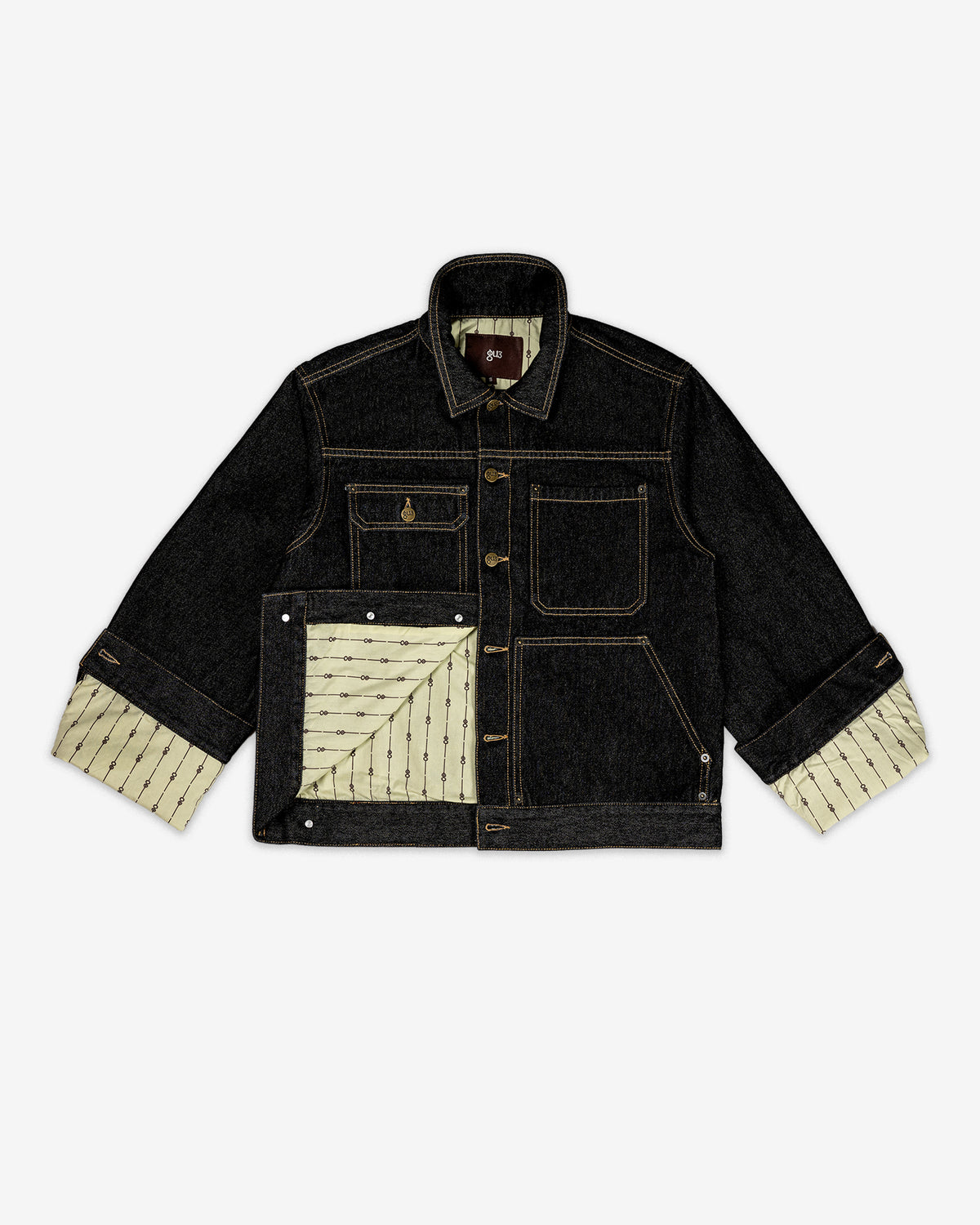 RAW EMBOSSED WORKWEAR JACKET
