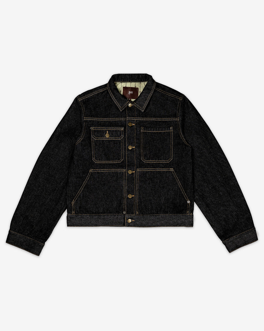 RAW EMBOSSED WORKWEAR JACKET
