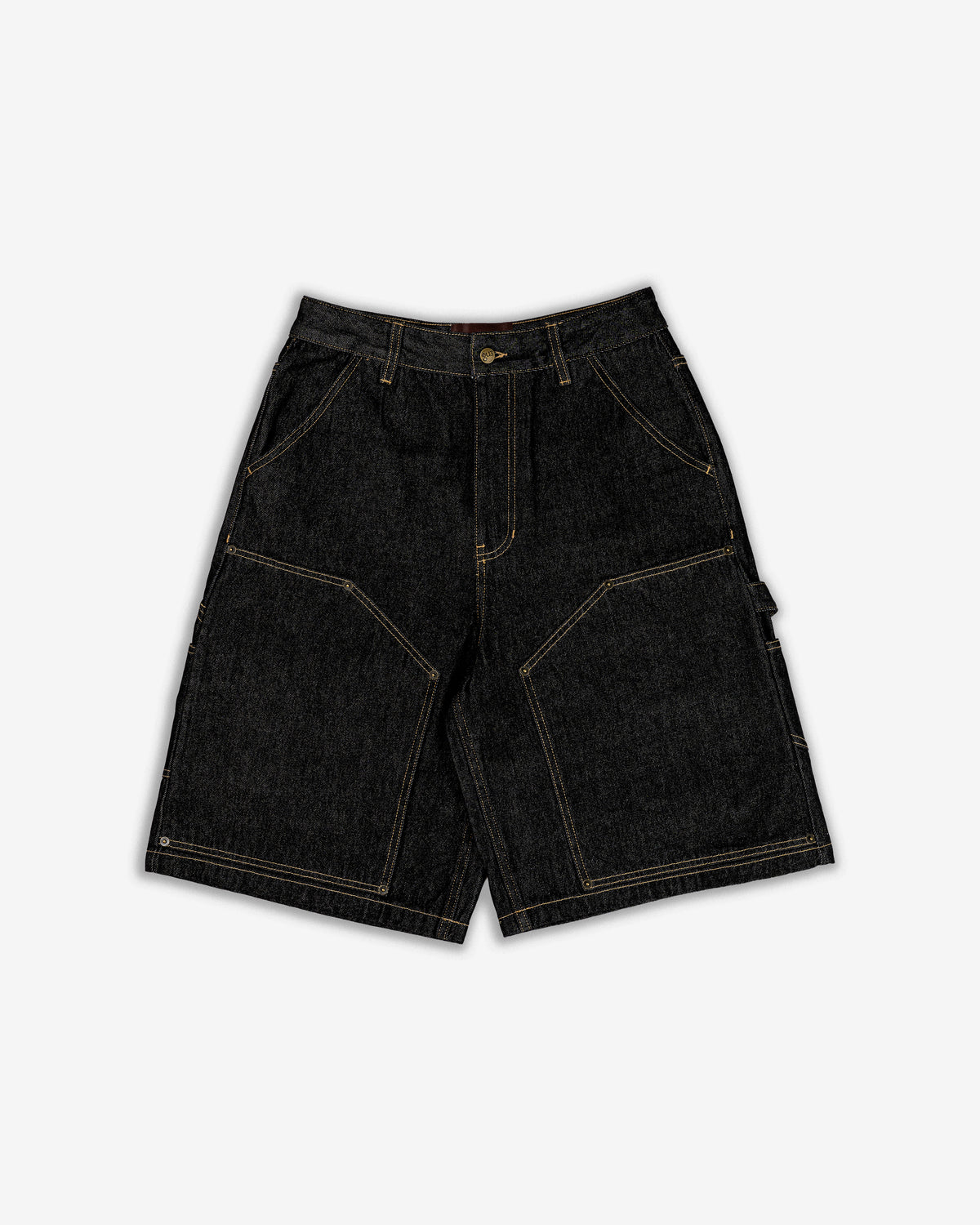 RAW DOUBLE-KNEE SHORTS