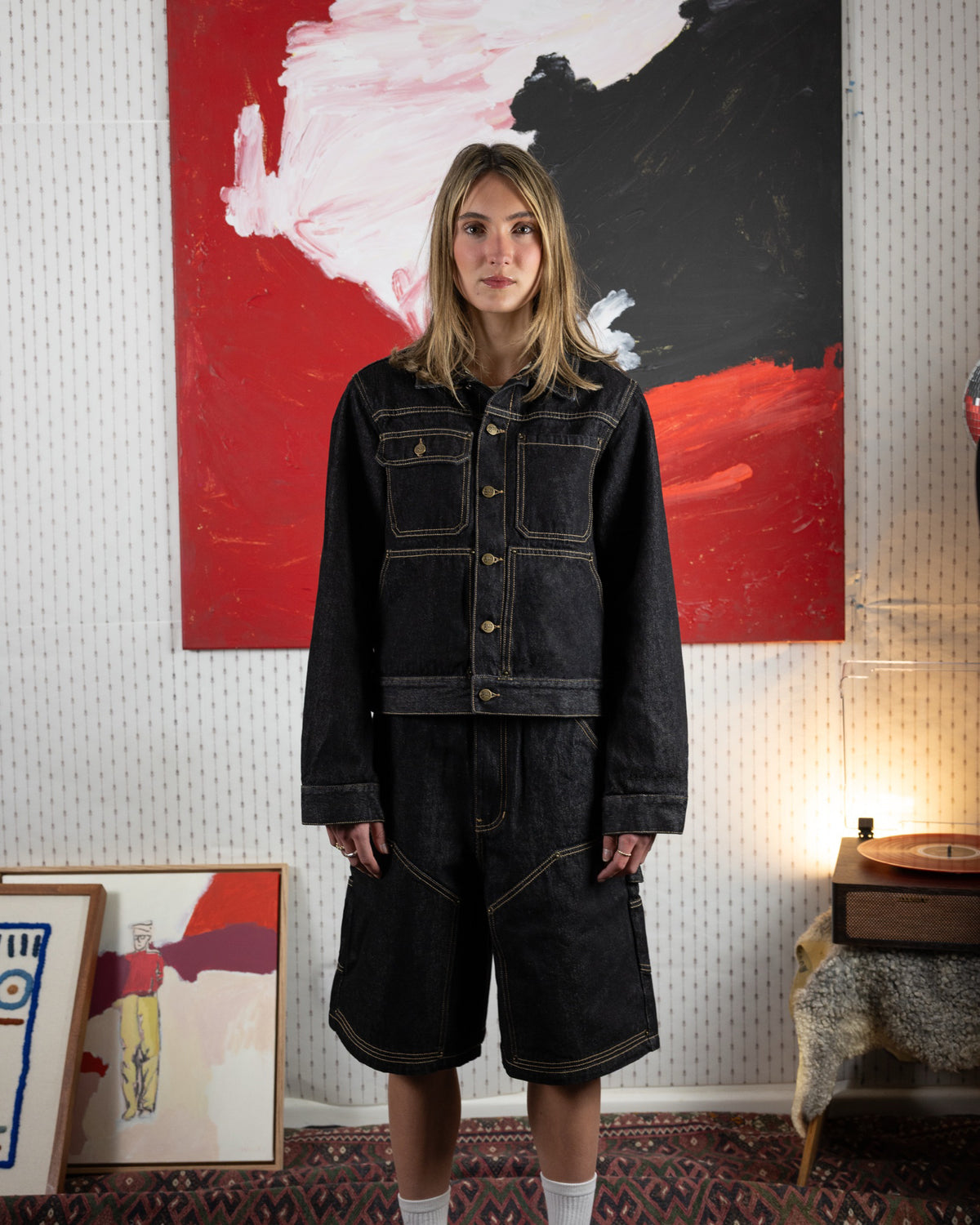 RAW DOUBLE-KNEE SHORTS